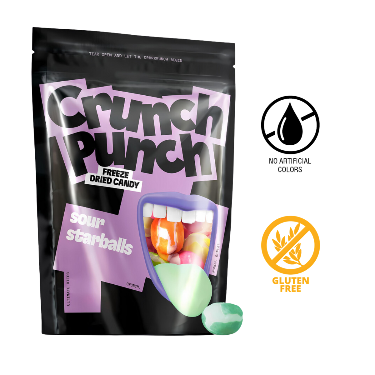 Crunch Punch - Freeze Dried Candy Sour Starballs